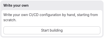 Gitlab set up CI screenshot